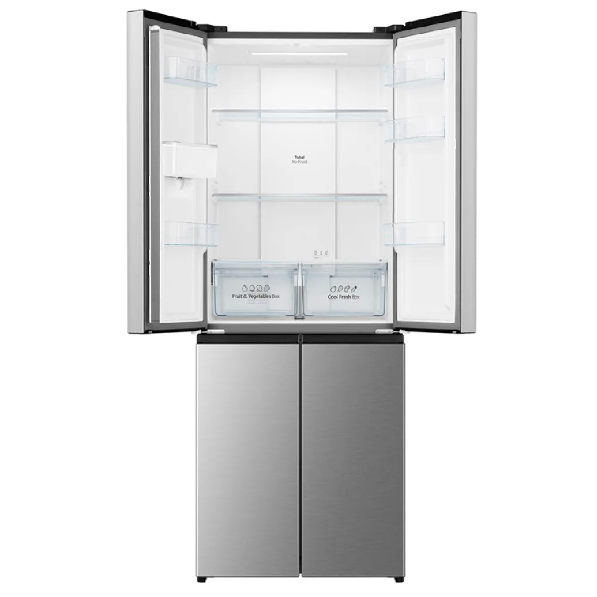 Geladeira Hisense Multidoor 460L Frost Free Inverter Inox