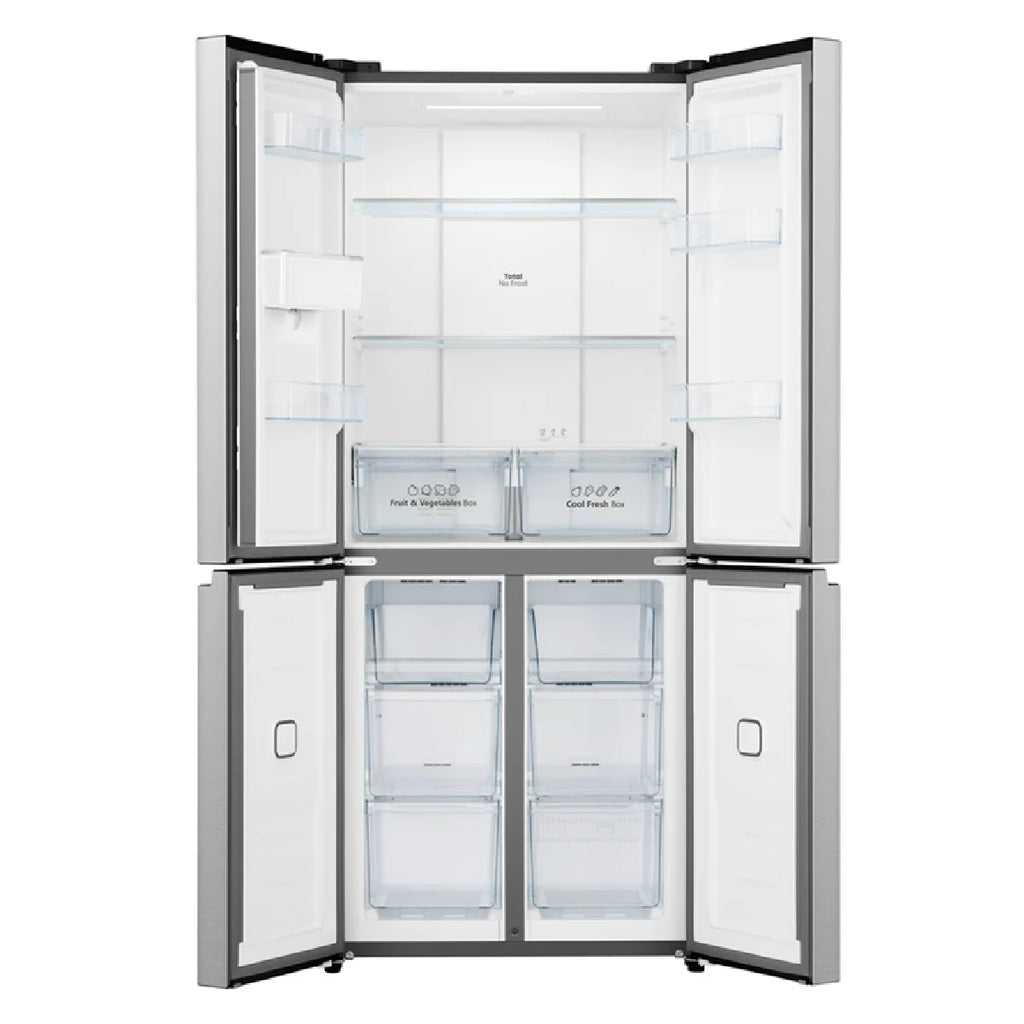 Geladeira Hisense Multidoor 460L Frost Free Inverter Inox