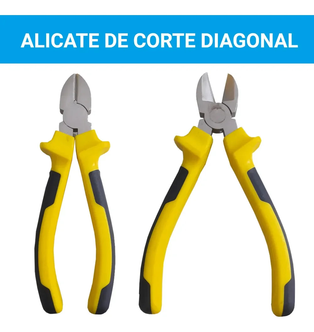 Alicate de Corte Diagonal 8 Pol 200MM Resistente