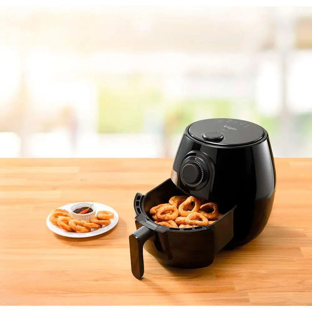 Fritadeira Elétrica Elgin Quick Fryer 4 Litros Preta 1350W