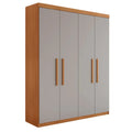 Guarda Roupa Solteiro Hera 4 Portas MDF Rufato