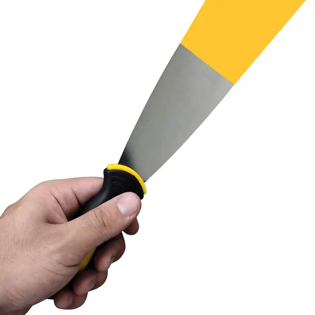 Kit Espátula de Aço Polido Profissional Multiuso Para Massa Gesso e Outros